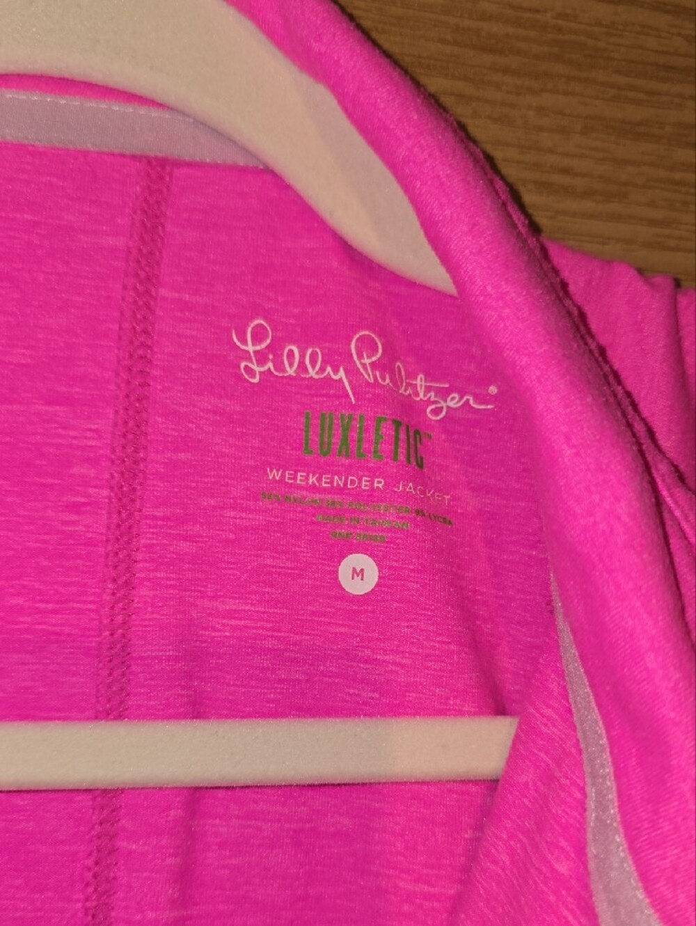 Lilly Pulitzer Bright Pink Zip-Up Active Jacket - Picture 2 of 7